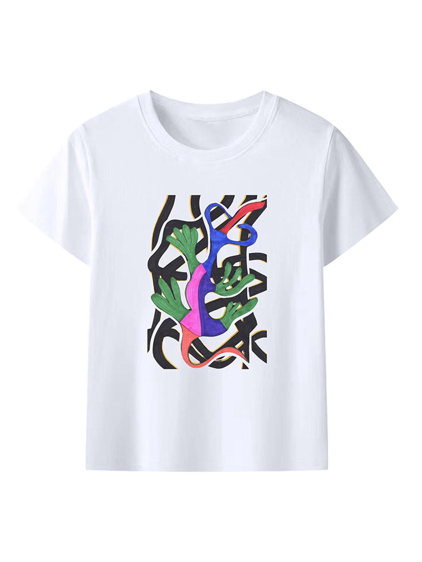 Animal Print Street Art T-Shirt