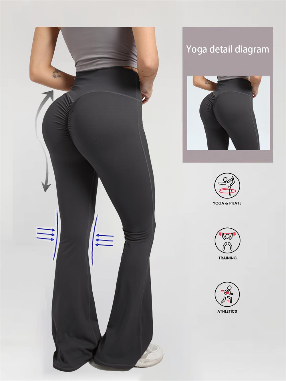 Lifted Butt Flared Leggings