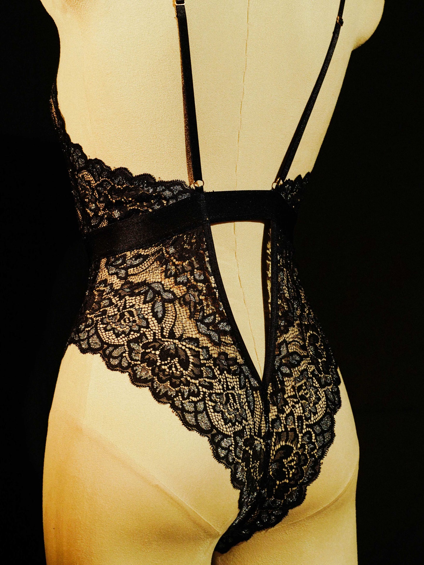 Daring Sheer Mesh Lace Teddy for Women