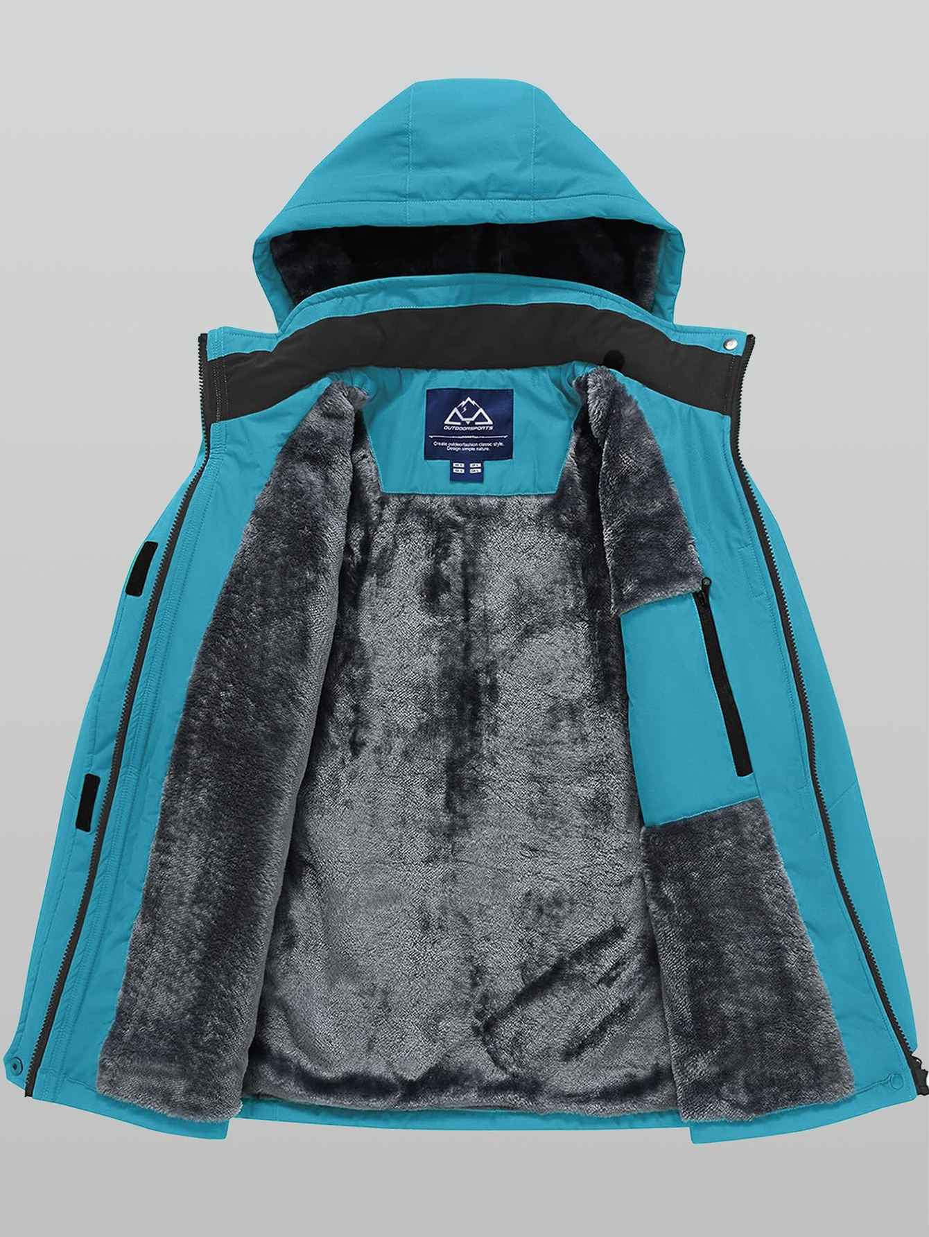 Waterproof Hooded Ski Jacket for Women