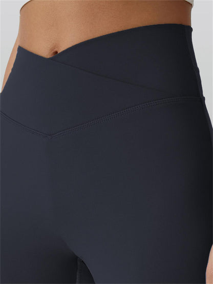 soft and flexible fabric detail of activewear leggings