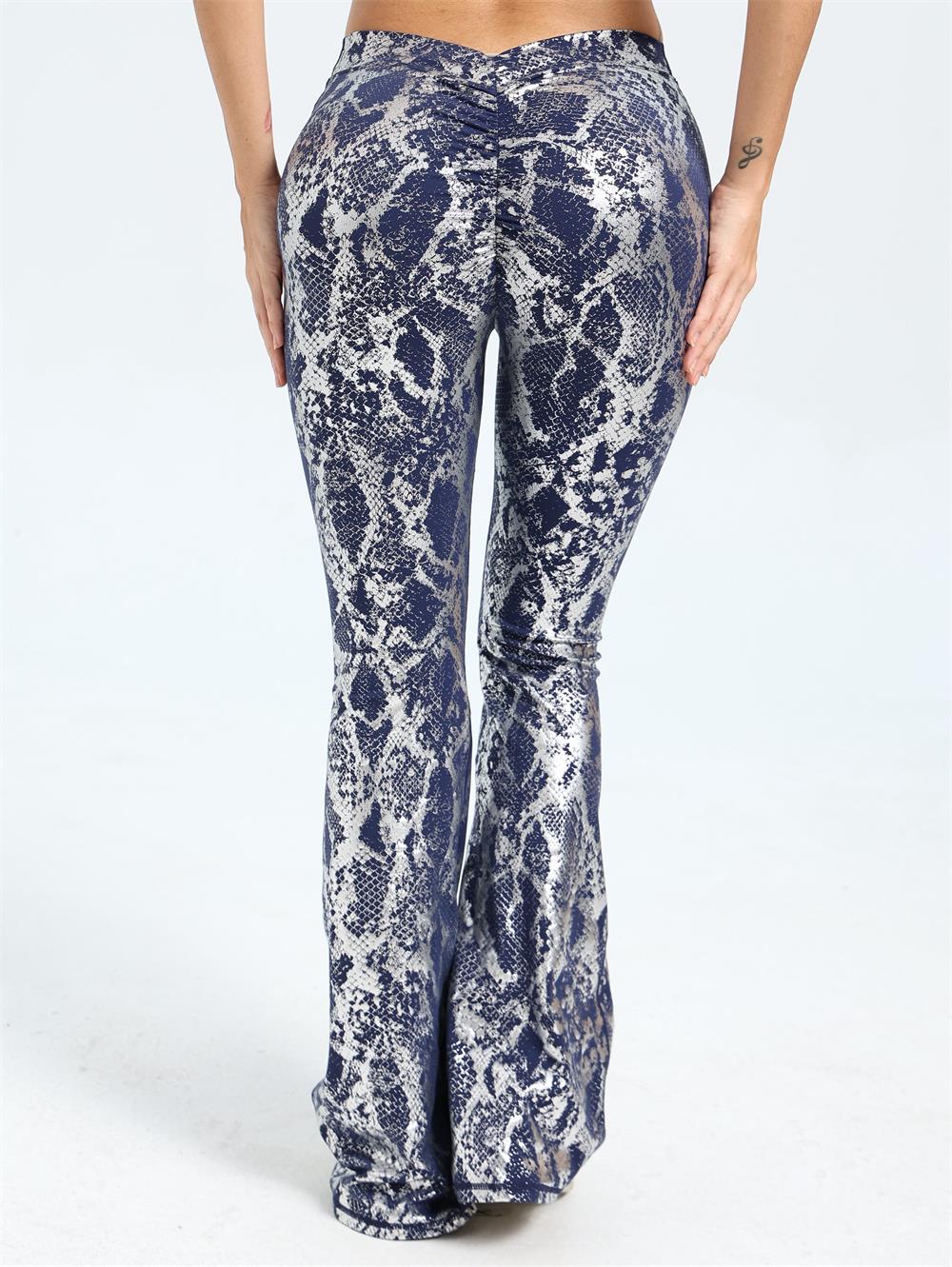 close-up of high waist quick dry workout pants