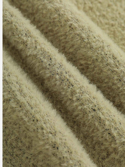 Drop Shoulder Knit Pullover Sweater for Male