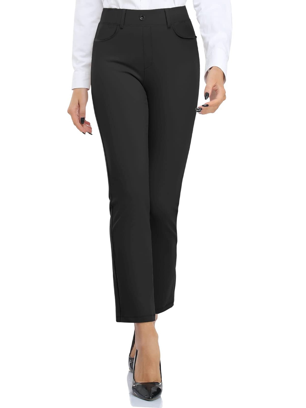 Female Yoga Work Pants with Pockets