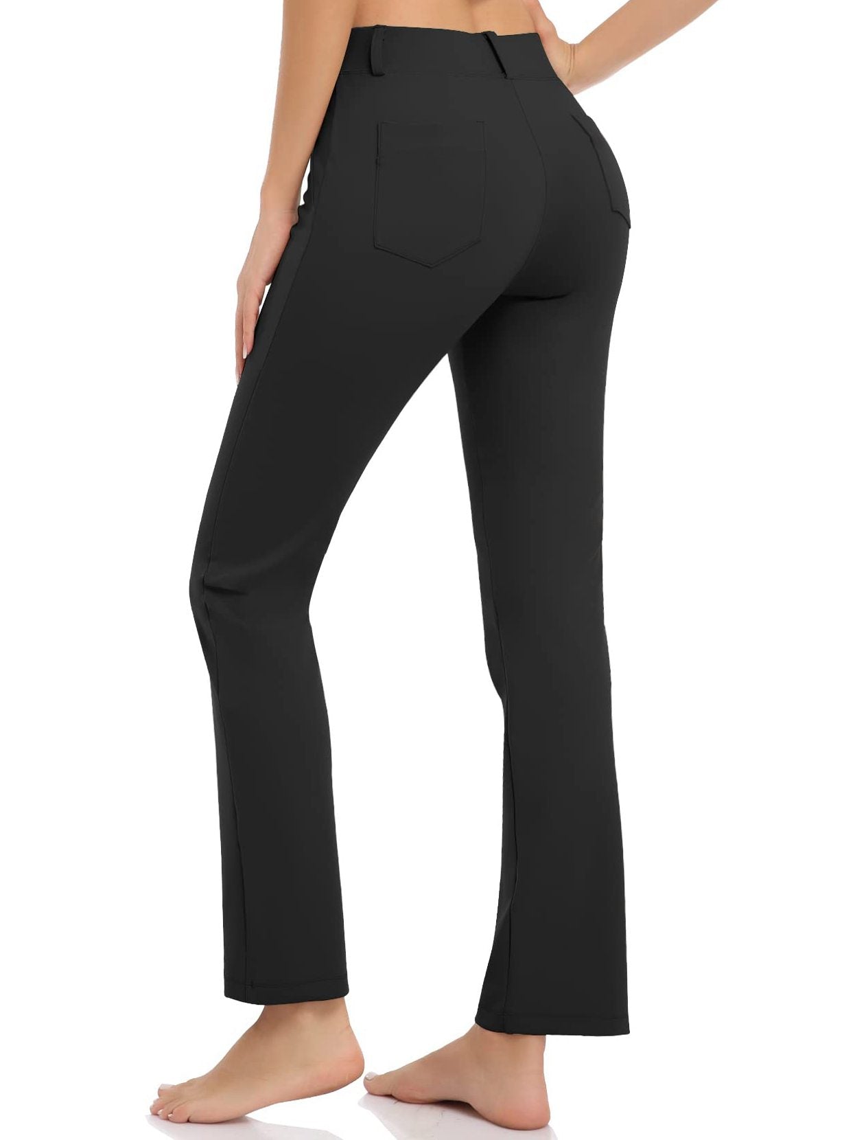Female Yoga Work Pants with Pockets