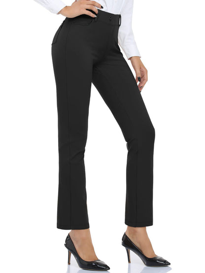 Female Yoga Work Pants with Pockets