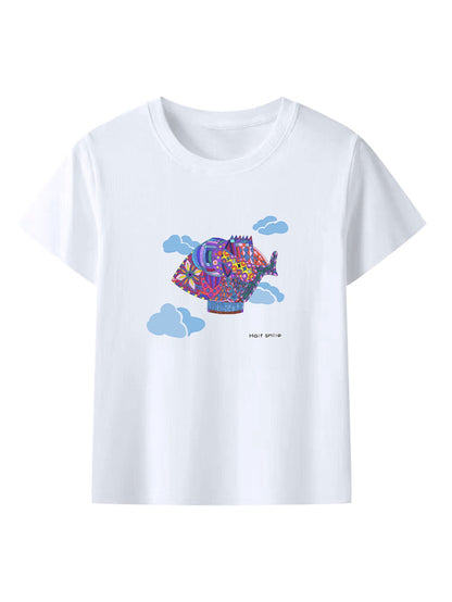 Half Smile Original Autistic Art Streetwear Tee 