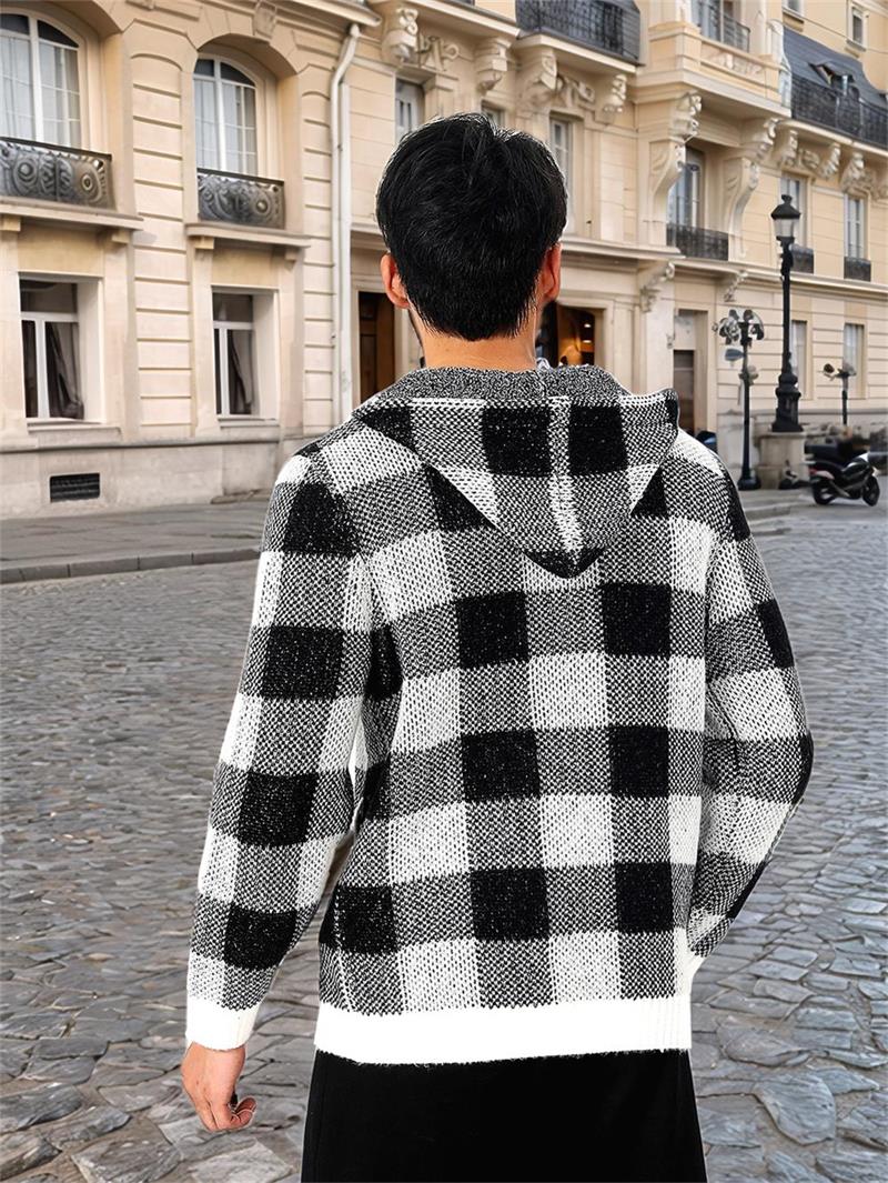 Loose Warm Fleece Hooded Jacket for Men