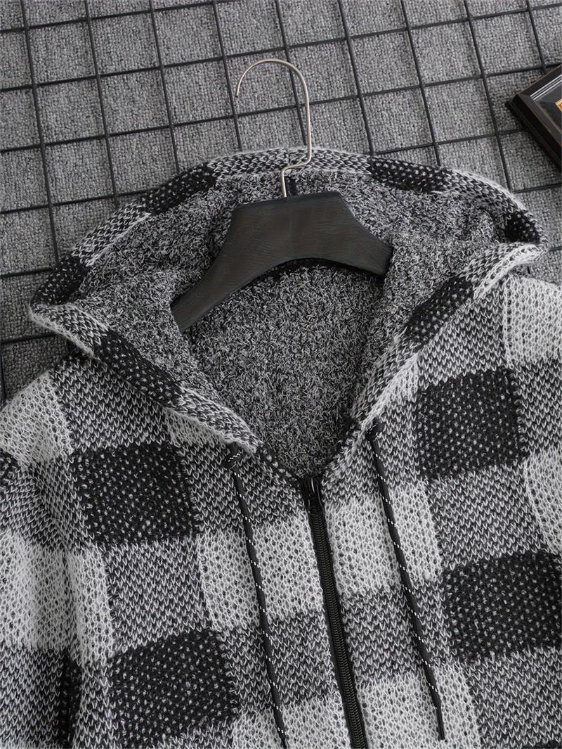 Loose Warm Fleece Hooded Jacket for Men