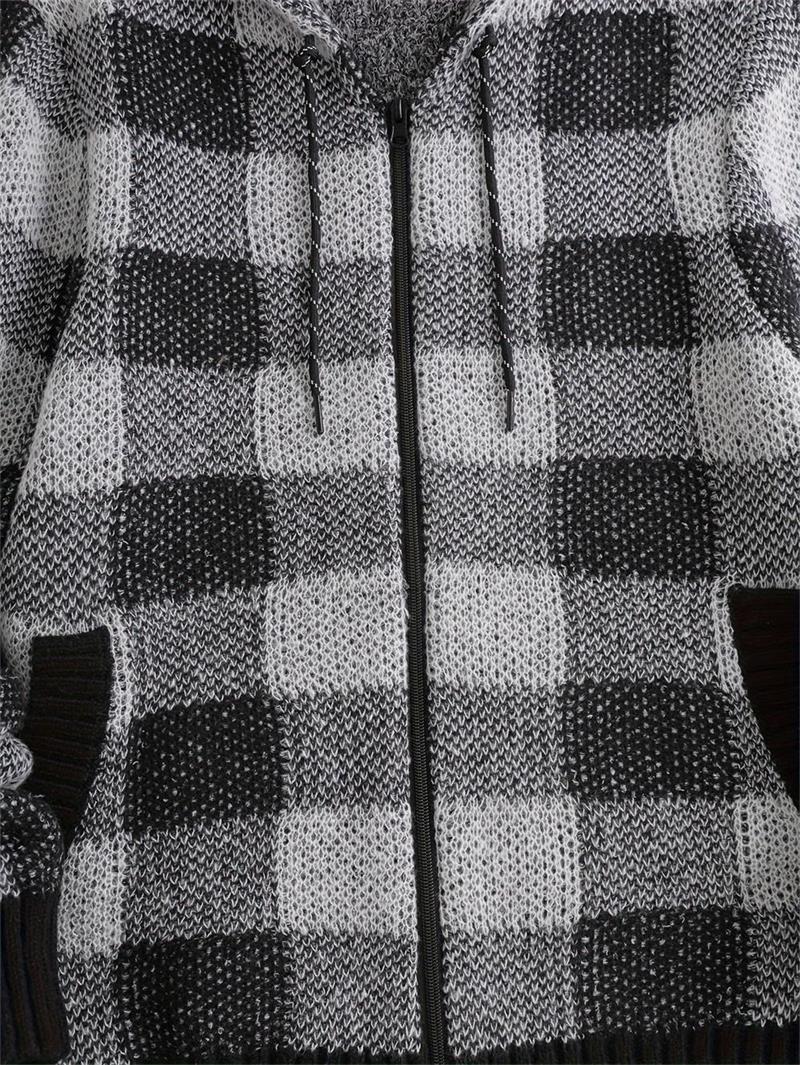 Loose Warm Fleece Hooded Jacket for Men