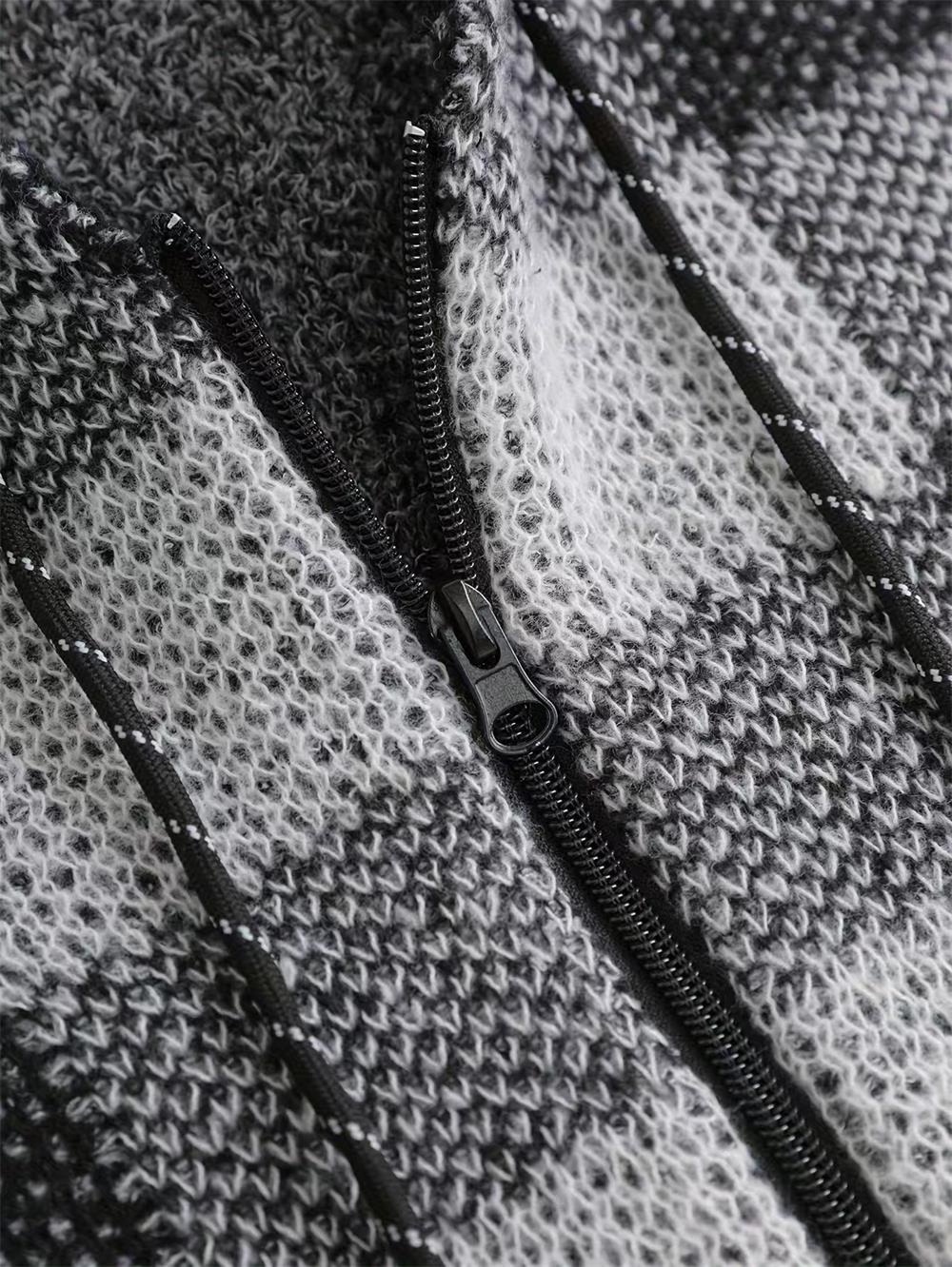 Loose Warm Fleece Hooded Jacket for Men