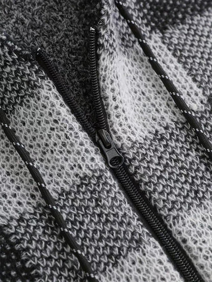 Loose Warm Fleece Hooded Jacket for Men