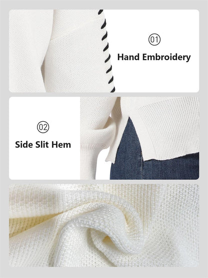 Oversized Batwing Sleeves Sweater for Women