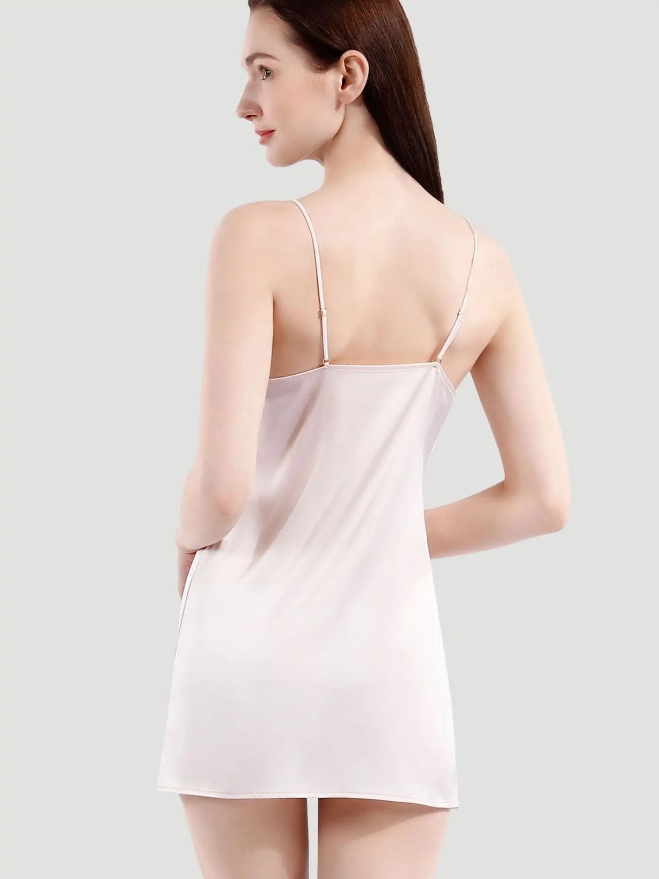Satin Nightgown Slip for Sleep Loungewear