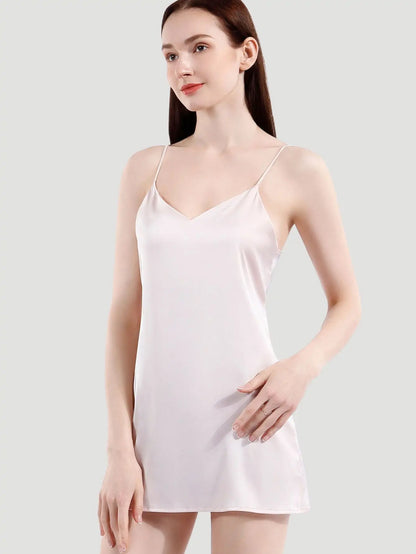 Satin Nightgown Slip for Sleep Loungewear