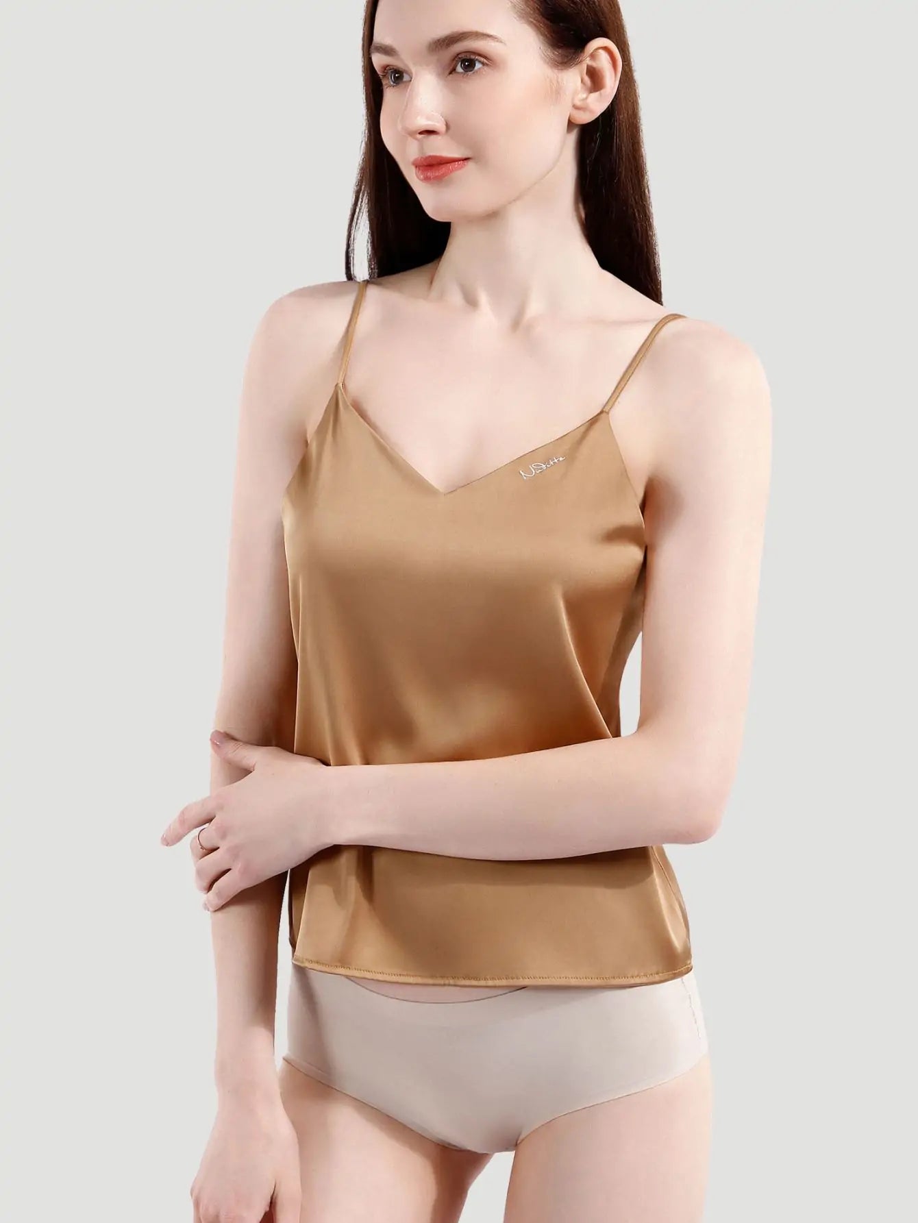 Ultra-Soft Satin Loungewear Camisole Top