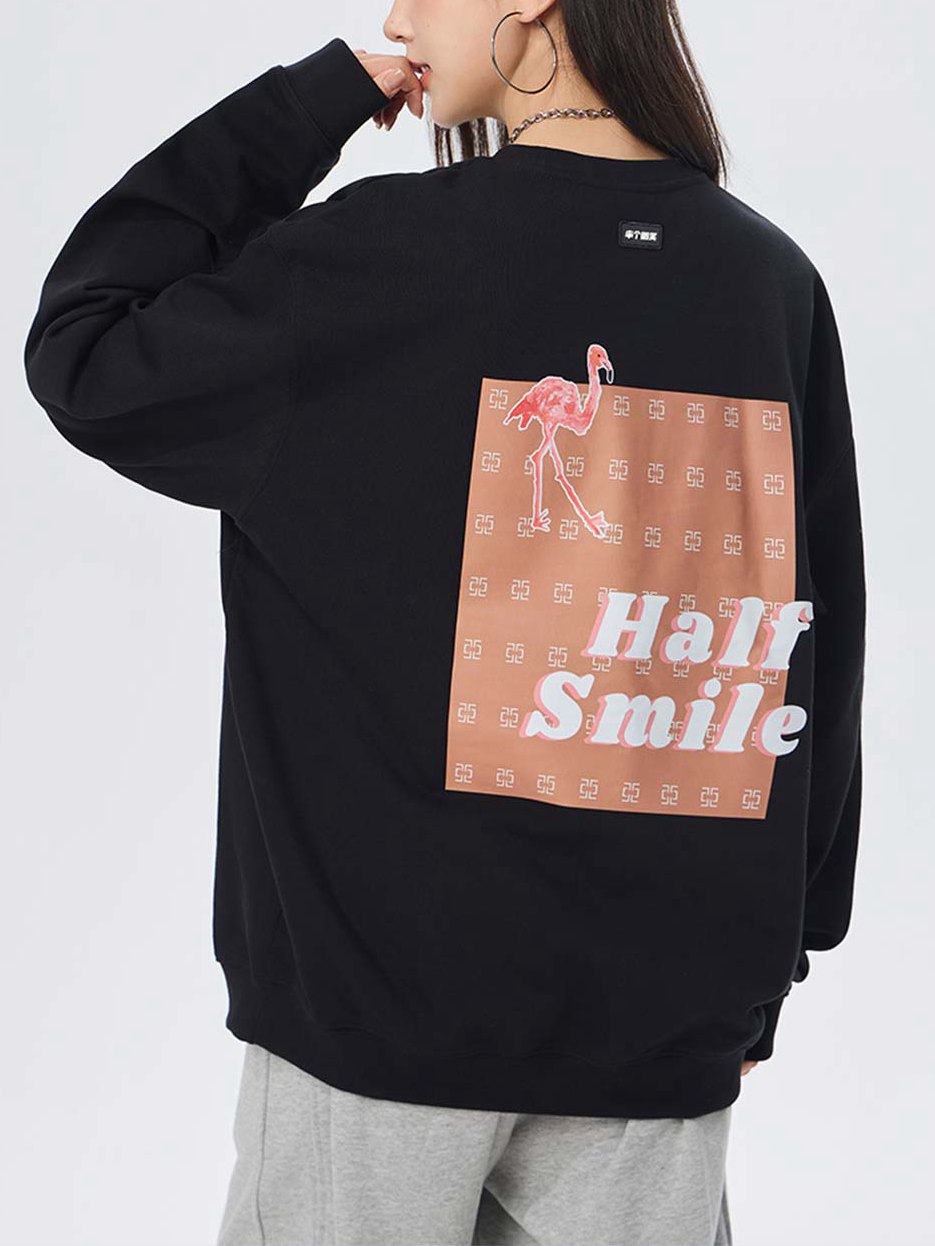 Unisex Cotton Pullover Street Sweatshirt