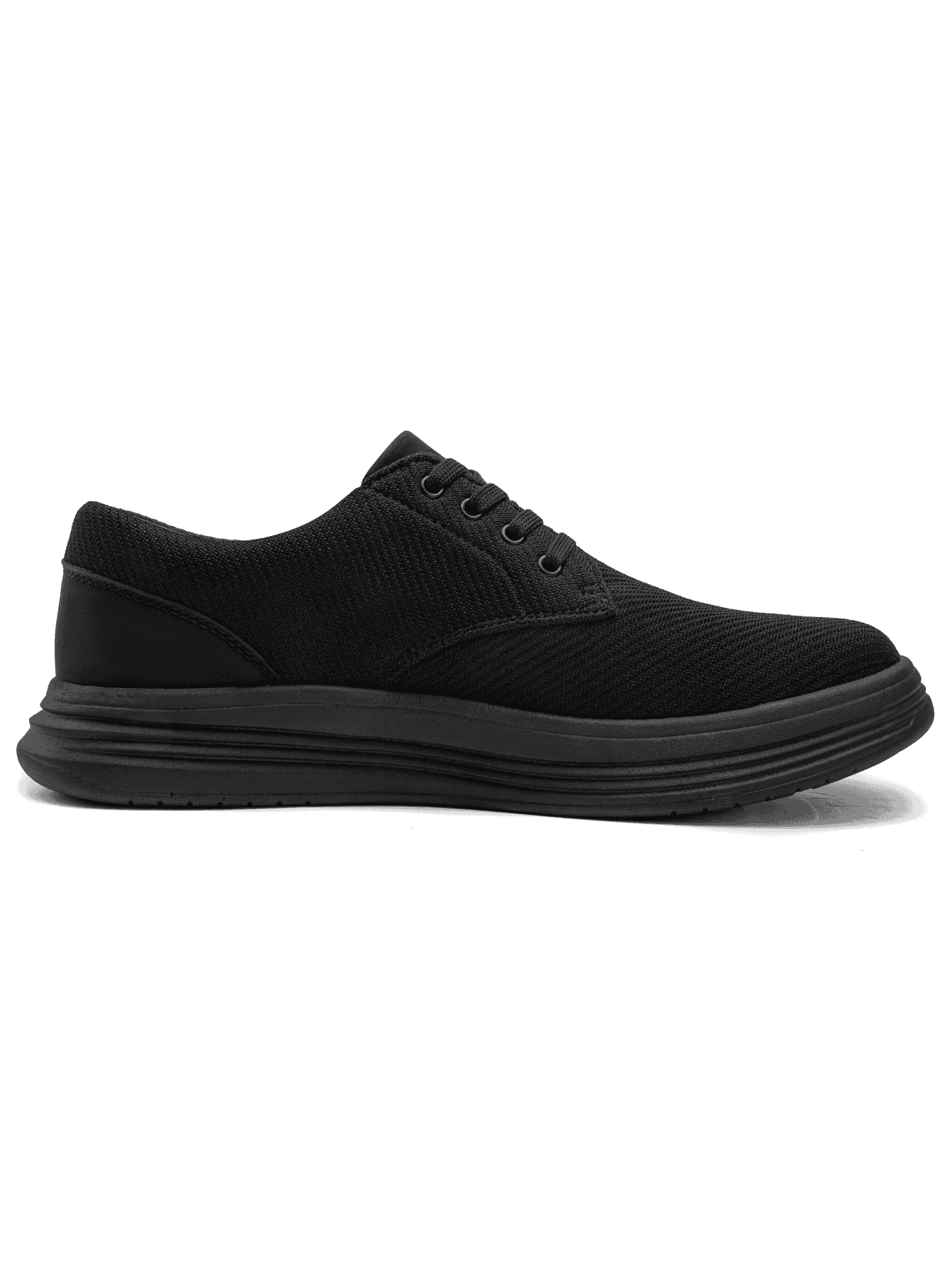 Men's Wide Canvas Walking Shoes – Side View