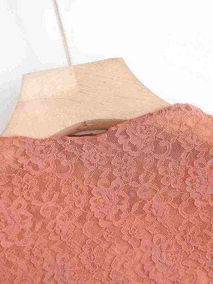 Long Sleeve Lace Top